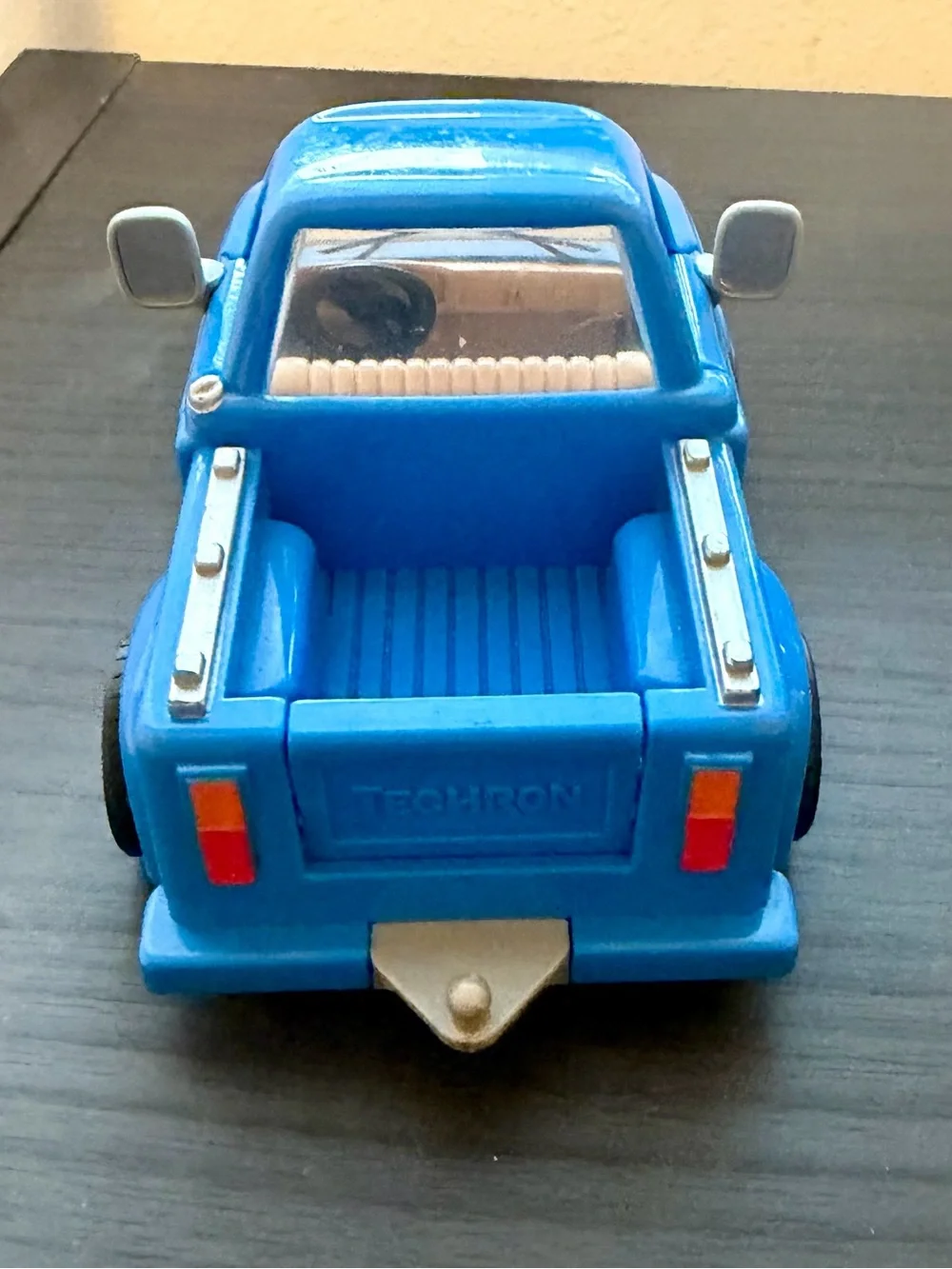 Vintage Chevron Cars Pickup Truck & Roadside Tow Truck Toy Lot of 2